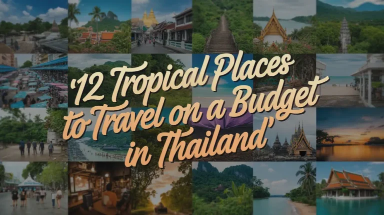12 Tropical Places to Travel on a Budget in Thailand