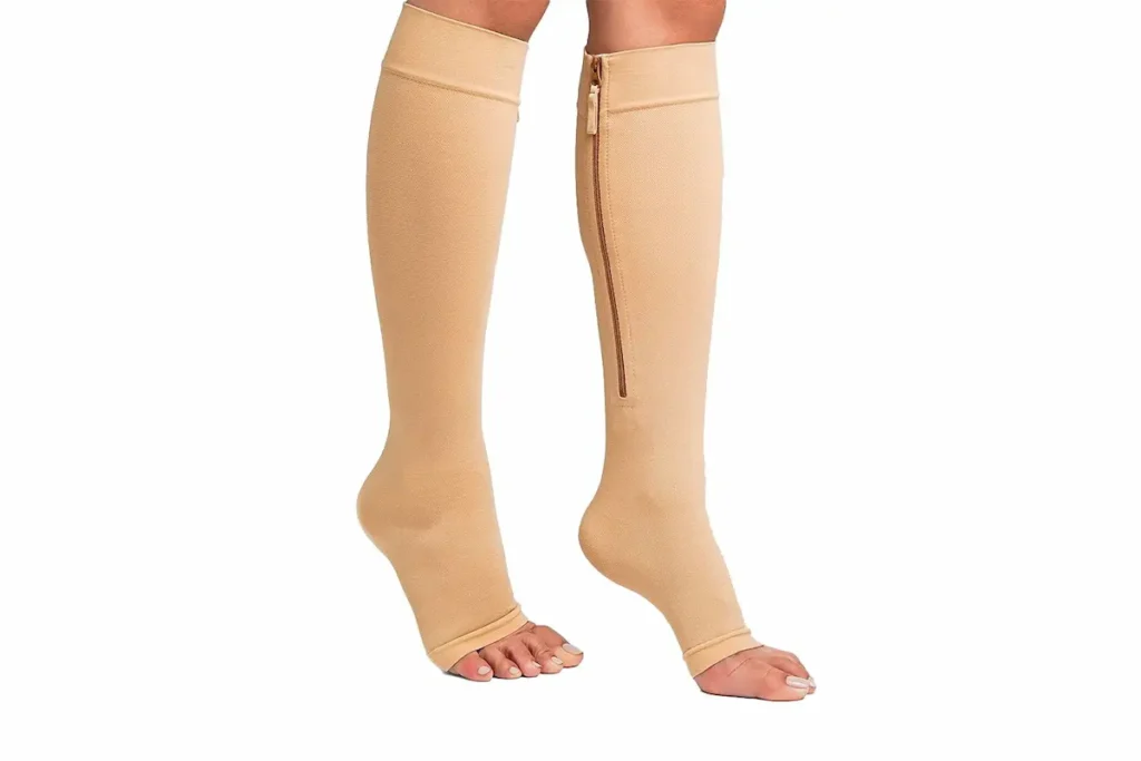 Best Budget 3-Pack: Amazon Basic Care Medical Compression Stockings